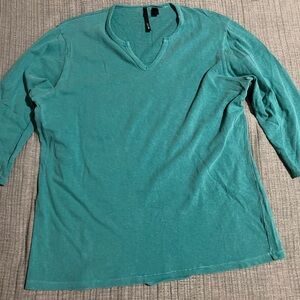 Joe’s Teal V-Neck Top
